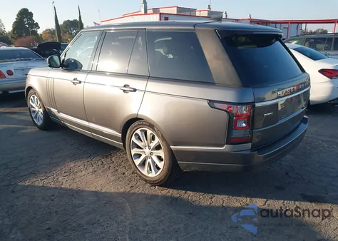 2017 Land Rover Range Rover 3.0L V6 Turbocharged Diesel Hse Td6 z USA, uszkodzony, nr VIN SALGS2FK3HA336494
